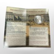 An official re-strike of Maria Theresa Taler 1780 0.833.3 silver coin, 23.39g.