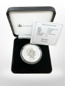 A Jubilee Mint 2019 2 pound St. George & The Dragon 0.999 fine silver coin, 31.