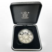 A Mexian 2007 1 Onza 0.999 silver coin, 31.3g.