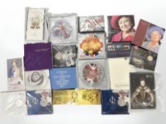 A group of twenty commemorative issue and uncirculated coins Royal Mint etc.