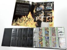 An album of telephone cards.