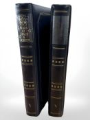 Two albums containing stamps and first day covers of stars of stage and screen