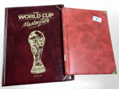 An album of World Cup first day covers of football related stamps