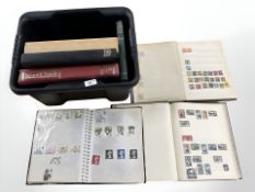 Eight albums of stamps, Simplex album, stamps of the world,