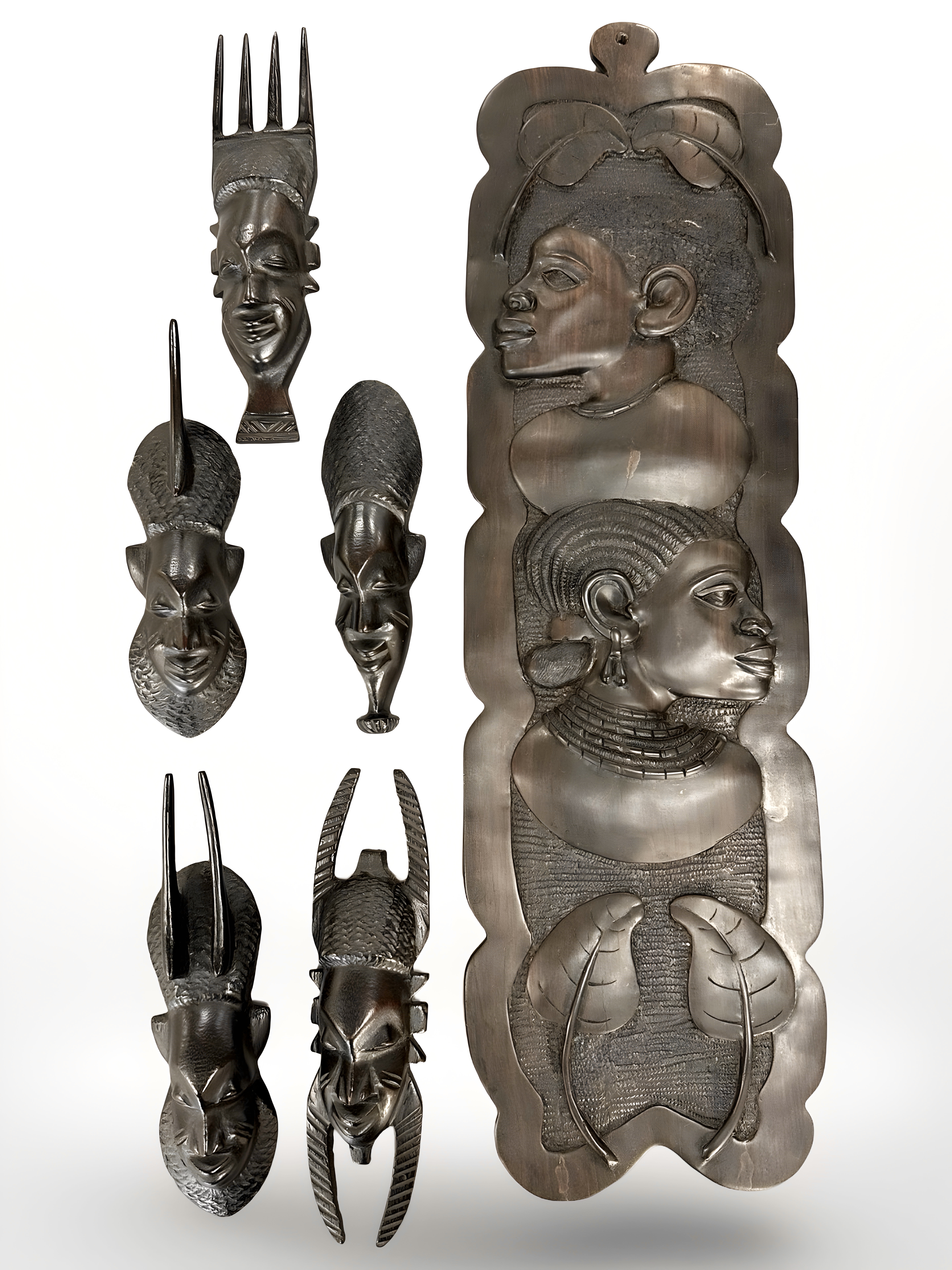 An African hardwood panel,