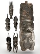 An African hardwood panel,