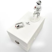 A Swarovski Annual Edition 2001 harlequin figure, by Anton Hirzinger, boxed.