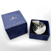 A Swarovski Christmas ball ornament 2015.