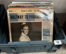 A quantity of LPs including Cliff, Buddy, Billy Fury etc