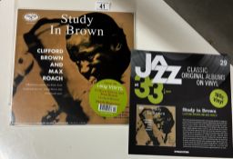 Clifford Brown & Max Roach Study In Brown. New / Sealed LP. Emarcy label, MG36037 2017 Vinyl Mint