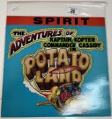 Spirit The Adventurers of Kaptain Kopter & Commander Cassidy In Potato Land. Beggard Banquet label
