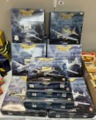 11 Boxed Corgi model planes. 48201, 48104, 48903, 48205, 48901, 48102, AA30402, 47506, 48801, 48204,