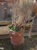 A Terracotta Chimney Planter
