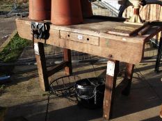 A Large Pine Workbench