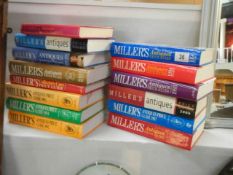 Eight Miller's Antique Price Guides.
