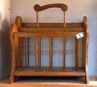 A Pine magazine rack COLLECT ONLY