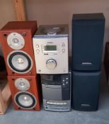 A Goodmans DAB mini system & A Matsui mini system with speakers COLLECT ONLY