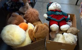 2 Boxes of Teddies etc