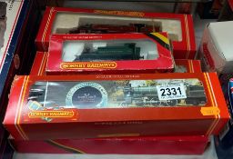 5 boxed Hornby railways '00' gauge locomotive including R.852, R.077 & R.072