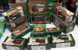 A mixed lot of Eddie Stobart diecast vehicles