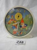 A novelty 'Noddy' alarm clock.