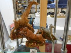 Three good quality wild animal figures.