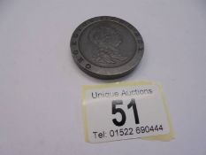 A 1797 King George III cartwheel two pence coin, very fine, (2 ounces of copper).