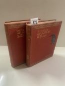 Outline of Nature of The British Isles in 2 volumes edited by Sir John Hammerton nicely bound in red
