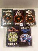 Tolkien, The Lord of the Rings series, 3 books, 1978 & The Similarion 1977 (5th edition) &