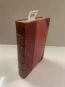 Thomas Bewick His Life & Times by Robert Robinson. A nice bound copy in one third red Morocco