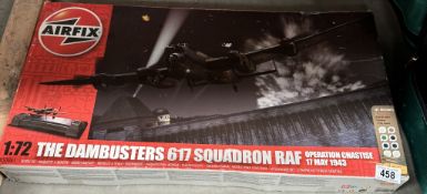A boxed Airfix A500611 1/72 The Dambusters 617 squadron RAF Operation Chastie 17th May 1943 model