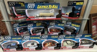 A quantity of boxed Corgi James Bond 007 40th anniversary model cars including Kenworth tanker etc