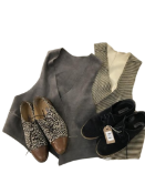 Shoes waistcoat 2x shoes Dune + HB Espana size 40 Waistcoats handmade suede