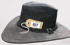 Bushman/Borderland leather hat by The Mad Hatters