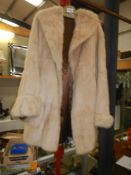 A ladies fur coat