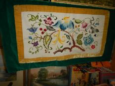 An early 20th century embroidered panel.