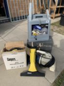 A Coopers steam cleaner, Kirby shampoo system & accessories