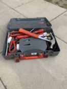 A toolbox with an assortment of tools