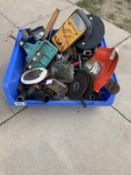 A large box of assorted tools