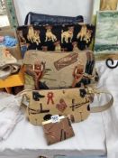 4 handbags & a purse