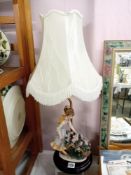 A figural table lamp COLLECT ONLY