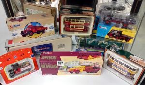 A selection of die cast boxed vehicles