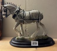 A Country Artist's, Country Legacy 01477 Shire Gelding in Pairs harness