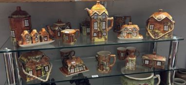 A good lot of Price Bros cottage ware