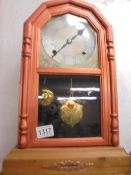 An American style mantle clock.