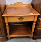 A single drawer bedside unit COLLECT ONLY