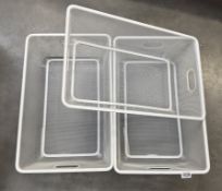 3 Mesh storage containers COLLECT ONLY