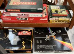 A quantity of board games including Waddington's Rally, Monopoly & Scrabble etc. (completeness