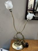 A decorative table lamp COLLECT ONLY