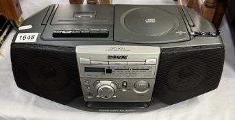 A Sony CD, radio, cassette player CFD-930C COLLECT ONLY